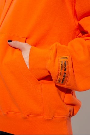 T shirt de la merino Extension fmedShops Spain Orange Hoodie with logo Heron Preston